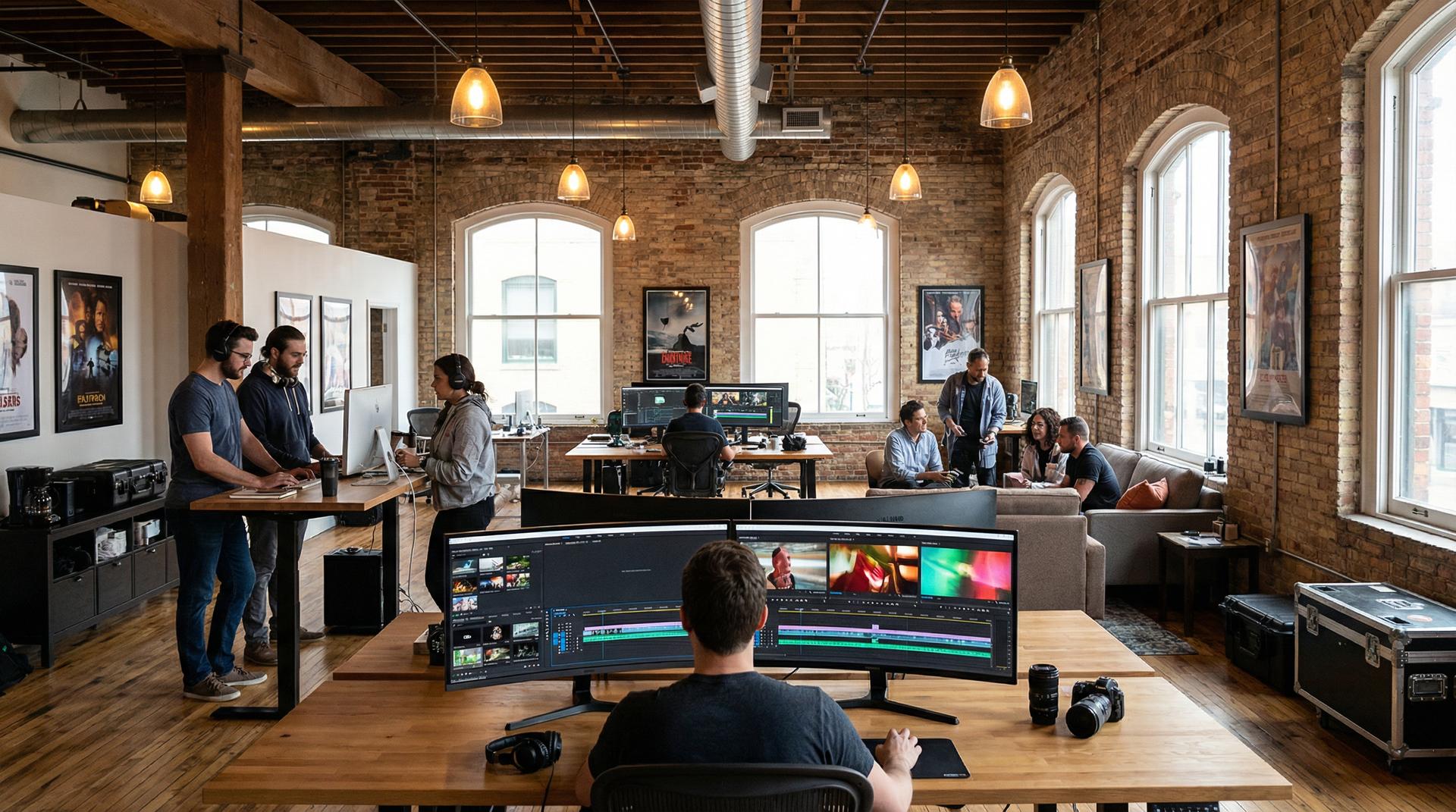 玩物社区影视传媒公司办公环境